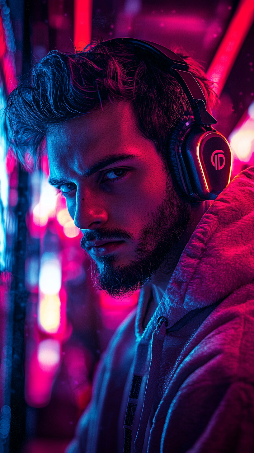 dougeli_cyberpunk_neon__Game_player_unsplash__Realistic_portrai_366d5f57 a71f 49f5 ab19 a51ab0f9ea01